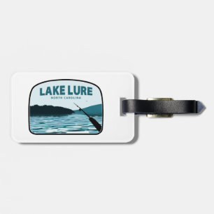 Étiquette À Bagage Le lac Lure North Carolina Rod de pêche