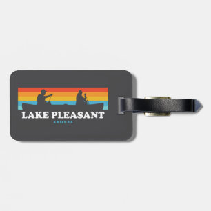 Étiquette À Bagage Le lac Pleasant Arizona Canoe
