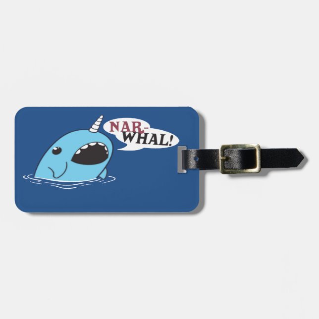 Étiquette À Bagage Le Loud Narwhal (Devant horizontal)