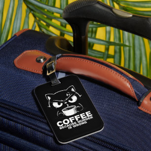 Étiquette À Bagage Le meurtre est faux