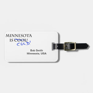 Étiquette À Bagage Le Minnesota est Cool
