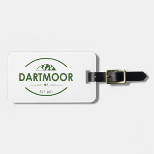 Étiquette À Bagage Le Parc national de Dartmoor