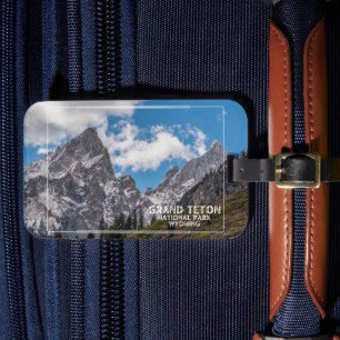 Étiquette À Bagage Le Parc national de Grand Teton