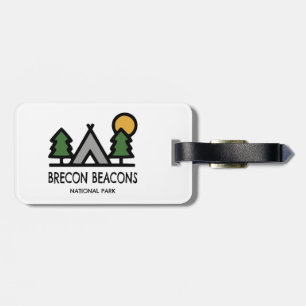 Étiquette À Bagage Le Parc national des Brecon Beacons