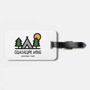 Étiquette À Bagage Le Parc national des Monts Guadalupe