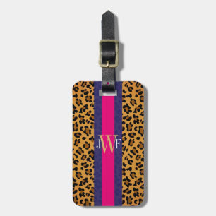 Étiquette À Bagage Le Poster de animal moderne et élégant Leopard per