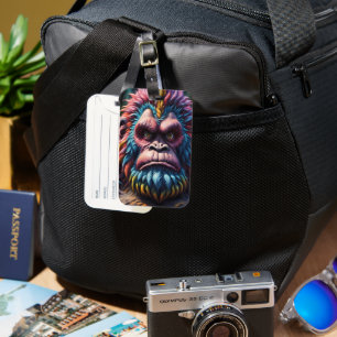 Étiquette À Bagage Le Rainbow Bigfoot