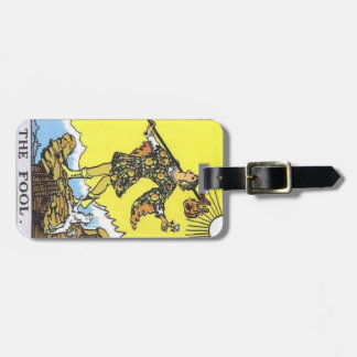 Étiquette À Bagage Le sac à bagages de la carte tarot Fool