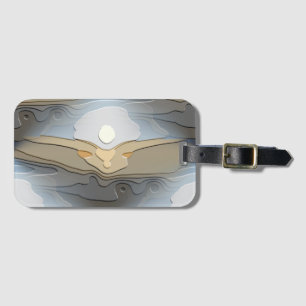 ÉTIQUETTE À BAGAGE LE SOLEIL SUR LES COLLINES