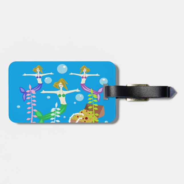 Étiquette À Bagage Le trésor des sirènes (Dos horizontal)