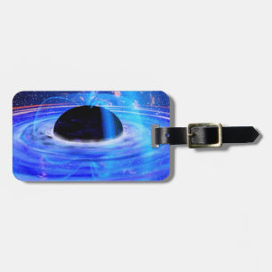 Étiquette À Bagage Le trou noir bleu de la NASA