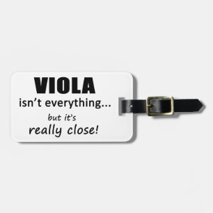 Étiquette À Bagage Le Viola n'est pas tout