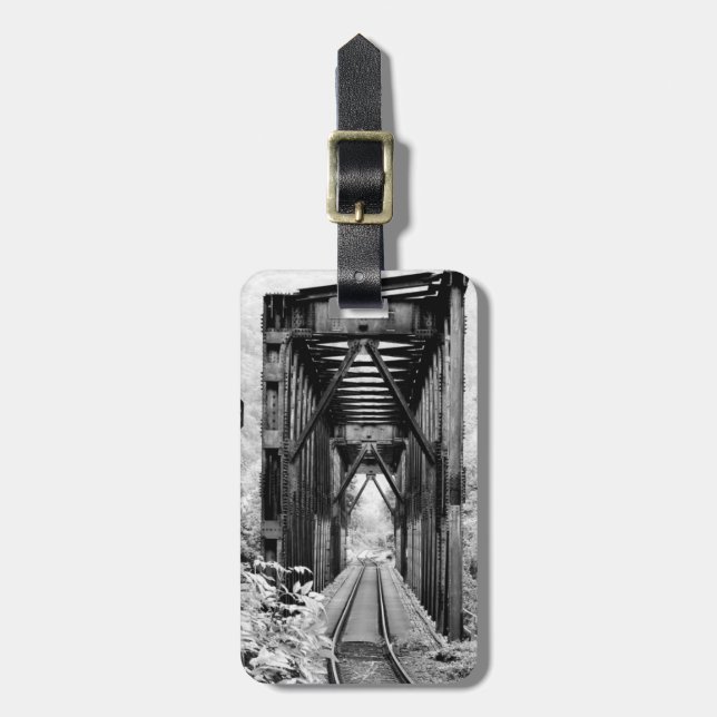 Étiquette À Bagage Le voyage (Devant Vertical)