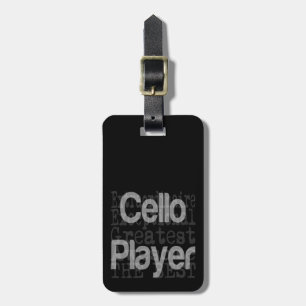 Étiquette À Bagage Lecteur Cello Extraordinaire