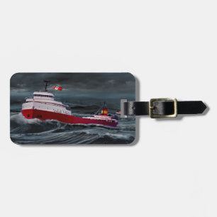 ÉTIQUETTE À BAGAGE L'ÉPAVE DE L'EDMUND FITZGERALD