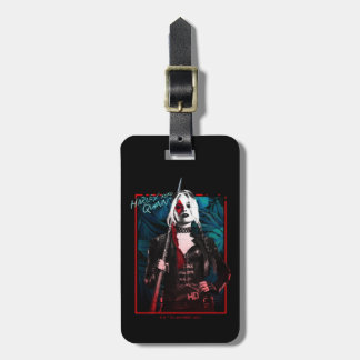 Étiquette À Bagage L'équipe du suicide | Harley Quinn & Green Ferns