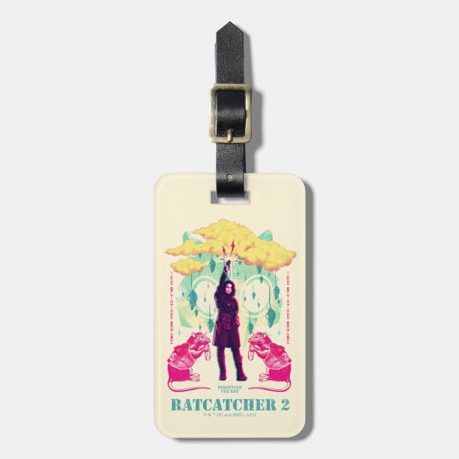 Étiquette À Bagage L'équipe du suicide | Illustration de Ratcatcher 2 (Devant Vertical)