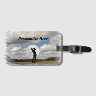 Étiquette À Bagage Les Amoureux Du Golf Et Du Golf 