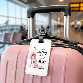 Étiquette À Bagage Les bonnes chaussures