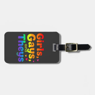 Étiquette À Bagage Les filles, les gays, et ils sont LGBT Pride Mois 