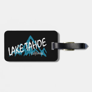 Étiquette À Bagage Les montagnes du lac Tahoe en Californie