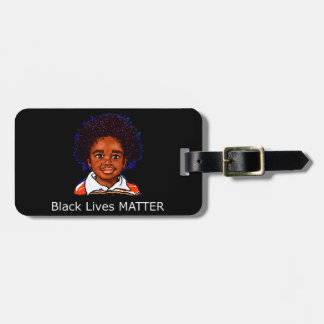 Étiquette À Bagage Les Noirs Vivent Matt Famille Enfant Fils Racisme