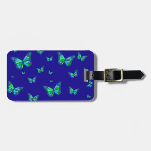 Étiquette À Bagage Les papillons de printemps
