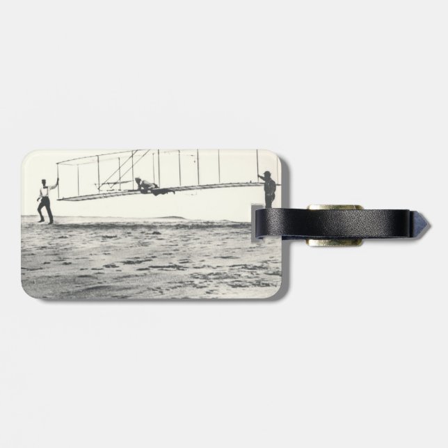 Étiquette À Bagage Les tests de planeur de Wright Brothers (Dos horizontal)