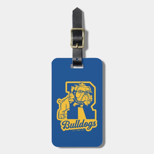 Étiquette À Bagage Letterman Riverdale Bulldogs (Devant Vertical)