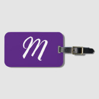 LETTRE initiale violette royale Style moderne Mono