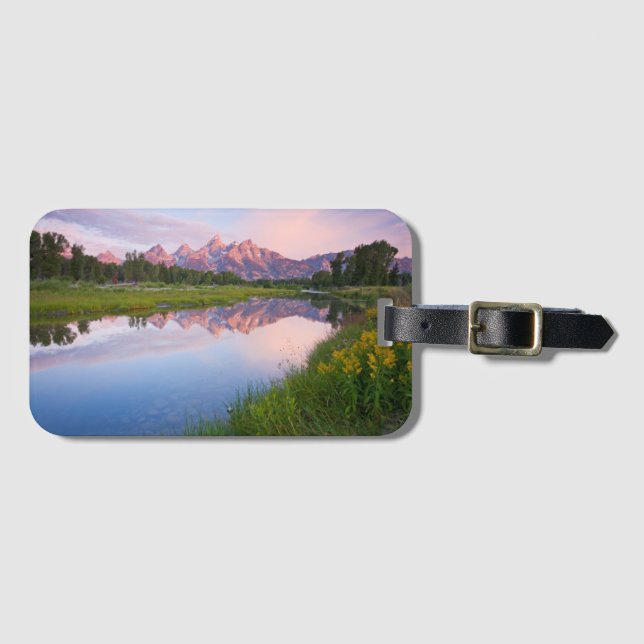 Étiquette À Bagage Lever de soleil d'atterrissage de Schwabacher (Devant Horizontal)