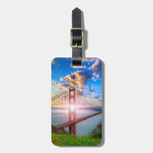 Étiquette À Bagage Lever de soleil de Golden Gate