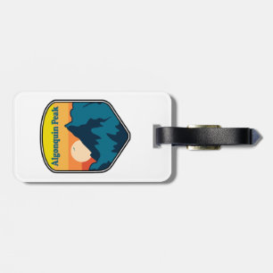 Étiquette À Bagage Lever du soleil sur le pic Algonquin