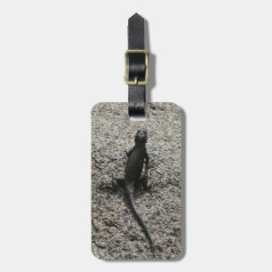 Étiquette À Bagage Lézard noir