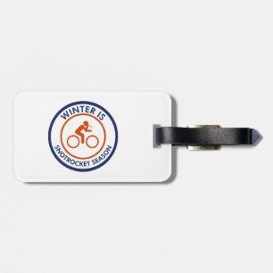 Étiquette À Bagage L'Hiver Est Snot Rocket Saison Cyclisme