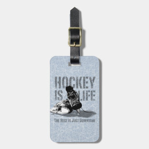 Étiquette À Bagage L'hockey est la vie