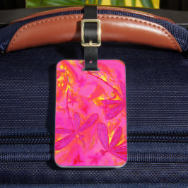 Étiquette À Bagage Libellule Voltige Jours Brumeux