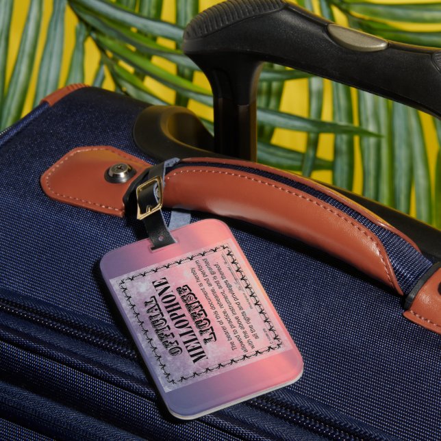 Étiquette À Bagage Licence de microphone (Insitu Rectoal 1)