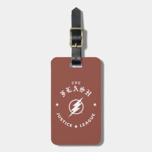 Étiquette À Bagage Ligue de Justice L'Emblème Flash Retro Lightning