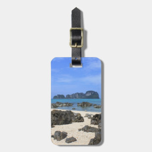 Étiquette À Bagage L'île tropicale