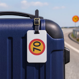 Étiquette À Bagage Limite de vitesse Soixante-dix