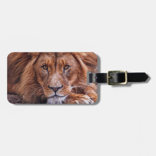 Étiquette À Bagage Lion africain