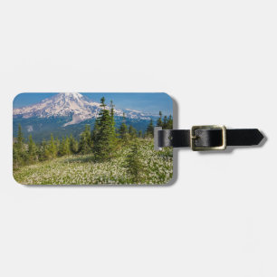 Étiquette À Bagage Lis des avalanches et Mont Rainier