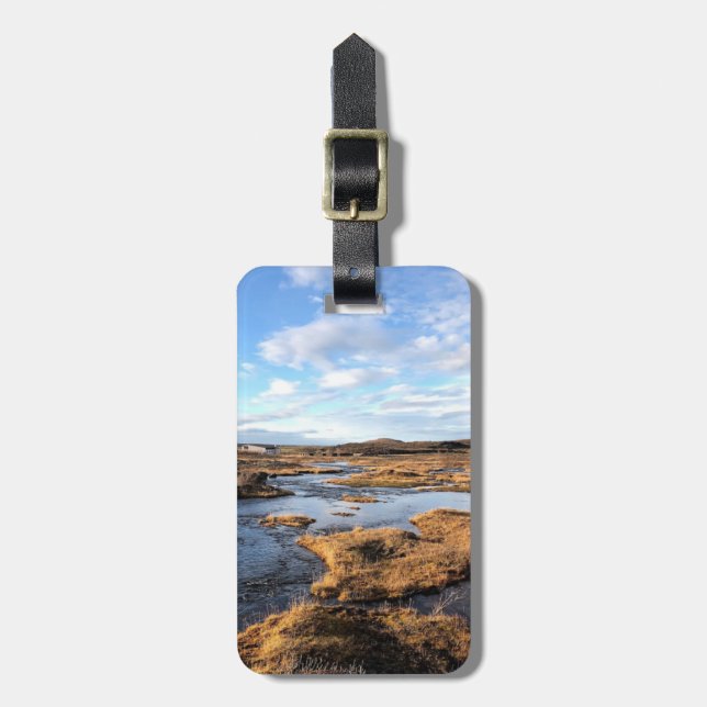 Étiquette À Bagage L'Islande personnalisé - étiquette de bagage (Devant Vertical)