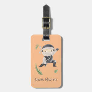 Étiquette À Bagage Little Ninja Warrior - Ajouter un nom personnalisé