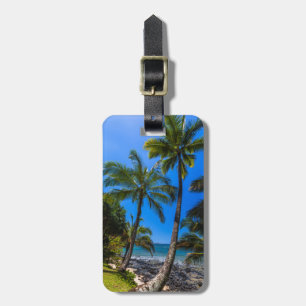 Étiquette À Bagage Littoral tropical 2
