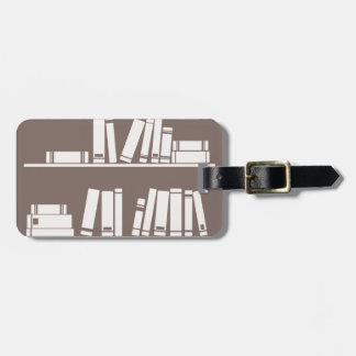 Étiquette À Bagage Livres sur l'étagère pour lire l'amant ou le type