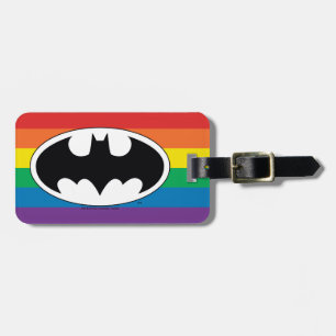 Étiquette À Bagage Logo Arc-en-ciel Batman