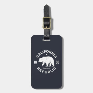 Étiquette À Bagage Logo   de la Californie le Golden State