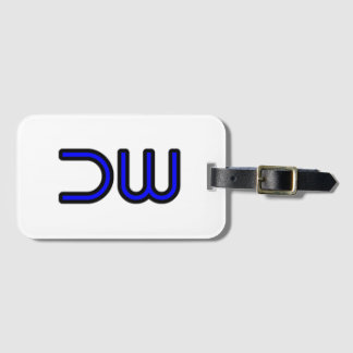Étiquette À Bagage Logo de la société DW DEK-WORX